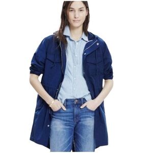 Madewell hooded windbreaker EUC